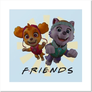 paw friends Posters and Art